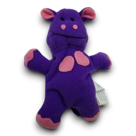 Five Valentine 5" Mini Plush Animal Purses Plastic Zip Loc Set 2 Party Favors - Picture 3 of 7